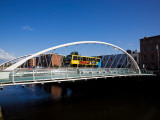 James Joyce Bridge, over the River Liffey, Dublin, Ireland Photographic Print