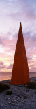 Red Obelisk at the Seaside, Bonaire, Netherlands Antilles Photographic Print by Panoramic Images 