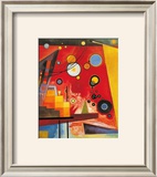 Heavy Red Prints by Wassily Kandinsky