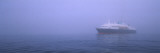 Cruise Ship in the Fog at Sea, South Orkney Islands, Antarctica Lámina fotográfica por Panoramic Images
