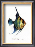 Fish Tail I Print by Carolyn Shores-Wright