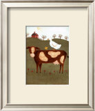 Cow with Duck Prints by Valerie Wenk