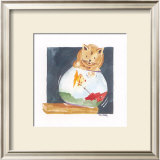 Naughty Cat IV Prints by Villalba 