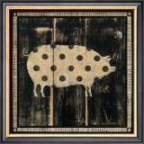 Polka Pig I Prints by Lisa Hilliker