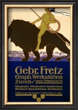 Gebr Fretz Framed Giclee Print by Carl Moos