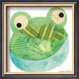 Green Frog Art by Susan Zulauf
