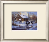 Winter Farm Posters by M. Caroselli