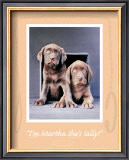 Martha and Sally Posters by Rachael Hale