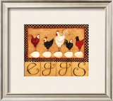 Eggs in a Row Poster by Dan Dipaolo