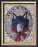 Loup d'Hiver Art by Joëlle Wolff