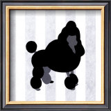 Poodle in Neutral Prints by Christine Lucas