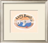Lazy Bones Posters by Kate Mawdsley