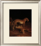 Two Leopards Playing in the Exeter Change Menagerie, c.1808 Posters by Jacques-Laurent Agasse