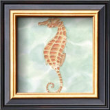 Ocean Seahorse Print by Chariklia Zarris