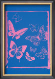Vanishing Animals: Butterflies, c.1986 (Hot Pink on Blue) Pósters por Andy Warhol