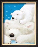 Fluffy Bears II Prints by Alison Edgson
