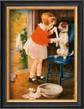 Playing Nurse, Sick Dog Art