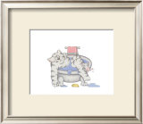 Bathroom Cats III Posters by A. Langston