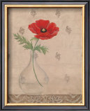Perfect Poppy I Posters by Angela Ferrante