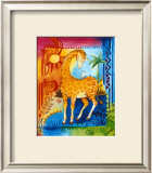 Jungle II, Giraffe Prints by B. Meunier