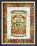 Good Food Oatmeal Prints by Robin Betterley
