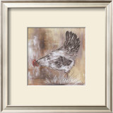 Poule Blanche Posters by Clauva 