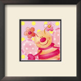Flower Bee Posters by Liv & Flo 