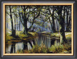 Tranquility by the trees Art by Reint Withaar
