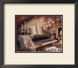Sonata by Firelight Poster by Judy Gibson