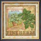 Fine Herbs I Art by Daphne Brissonnet