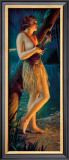 Ukulele Wahine Framed Giclee Print by Gene Pressler