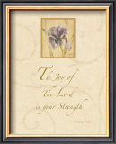 Inspirational Iris IV Art by Cheri Blum
