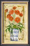 Ceramica con Gerberas Art by A. Vega