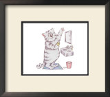 Bathroom Cats I Prints by A. Langston