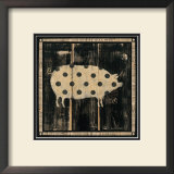 Polka Pig I Prints by Lisa Hilliker