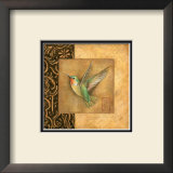 Hummingbird Square Prints by Susan Winget