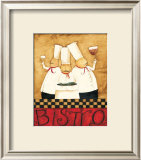 Three Chefs Wine Bistro I Poster by Dan Dipaolo