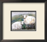 Sheep Print by Silvana Crefcoeur