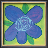 Purple Flower Poster by Stephanie Bauer