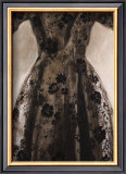 Black Dress Drawing Prints by Richard Nott