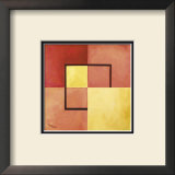 Four Squares with Lines Prints by Peggy Garr