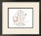 Bathroom Cats II Prints by A. Langston