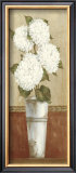 White Flowers in White Vase Prints by Mar Alonso