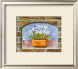 Rustic Bouquets II Print by C. Potter