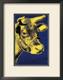 Cow, c.1971 (Blue and Yellow) Print by Andy Warhol