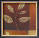 Crimson Leaf Study I Poster by Ursula Salemink-Roos