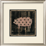 Polka Pig IV Prints by Lisa Hilliker