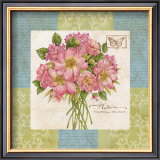 Flowers on Blue II Posters by Tim Coffey