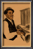 Fats Waller Framed Giclee Print by Clifford Faust