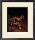 Two Leopards Playing in the Exeter Change Menagerie, c.1808 Prints by Jacques-Laurent Agasse